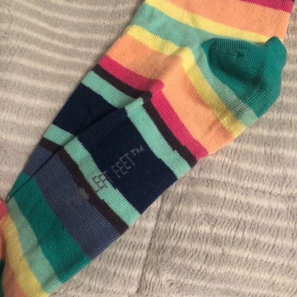 Two Left Feet Striped Socks - Picture 3 of 3